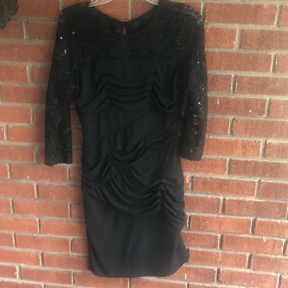 Roxberi Studios -lace Rihanna black dress-8size